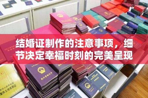广阳结婚证制作的注意事项，细节决定幸福时刻的完美呈现
